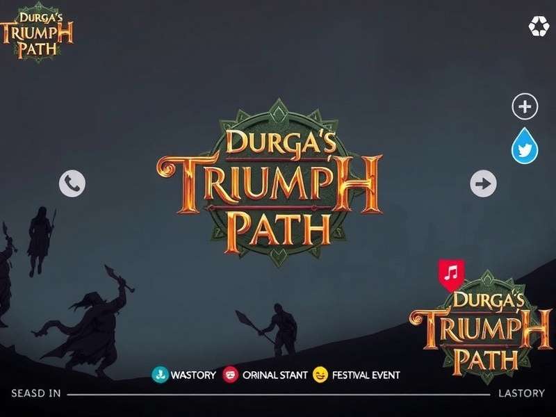 Durga S Triumph Path Game Main Screen